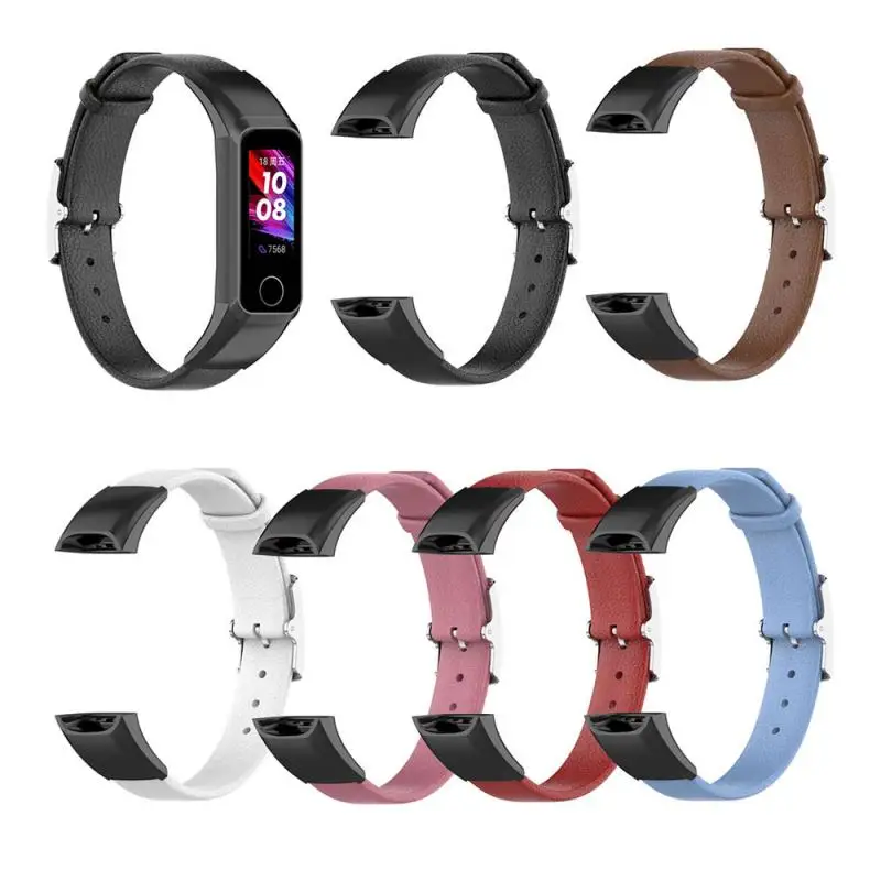 Роскошный ремешок из воловьей кожи с зернистой структурой для Huawei Band 4 умный
