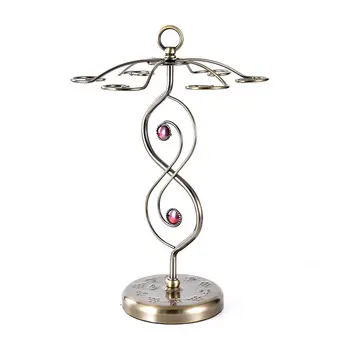 

Beaded Wine Glass Holder European Creative Shelf Wrought Iron Wine Glass Holder Red Wine Rack Display Rack Glasses Holder