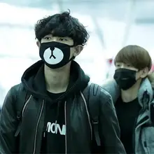 Обезьяна мультфильм хлопок Пылезащитная маска для лица унисекс корейский стиль Респиратор маска