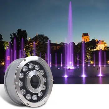 

Led fountain light 6w 9w12w 18w Led Pool Light Free DC 12V 24V Underwater Lights Fountains Waterproof Ip68 RGB Garden Pond Lamp