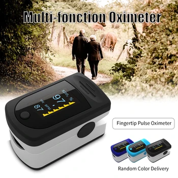 

Portable Blood Oxygen Monitor Finger Pulse Oximeter Oxygen Saturation Monitor Fast Shipping within 24hours (without Battery)