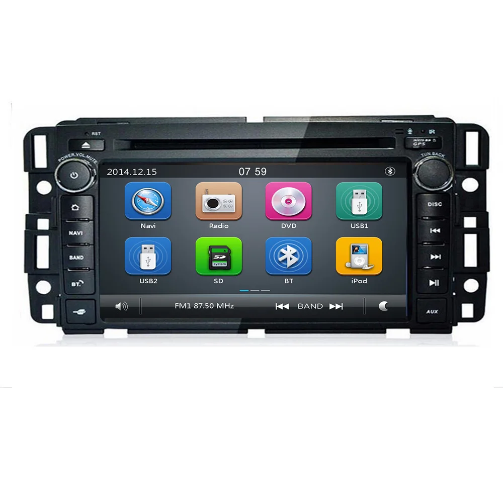 7 дюймовый 2 Din автомобильный DVD плеер IPS для GMC Yukon Denali сервис Savana Sierra Chevrolet Express