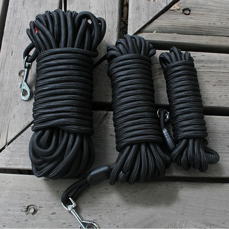 

Dog Nylon Leash Long Tracking Round Rope Outdoor Walking Training Pet Lead Leashes For Small Medium Large Dogs 5M/10M/15M
