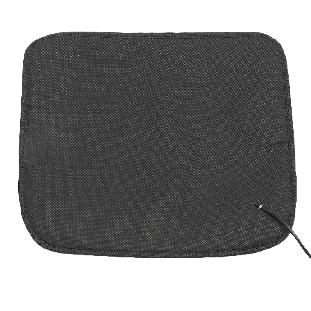 12V Car Vehicle Winter Electric Heated Single Seat Chair Cushion Warm Cover Pad