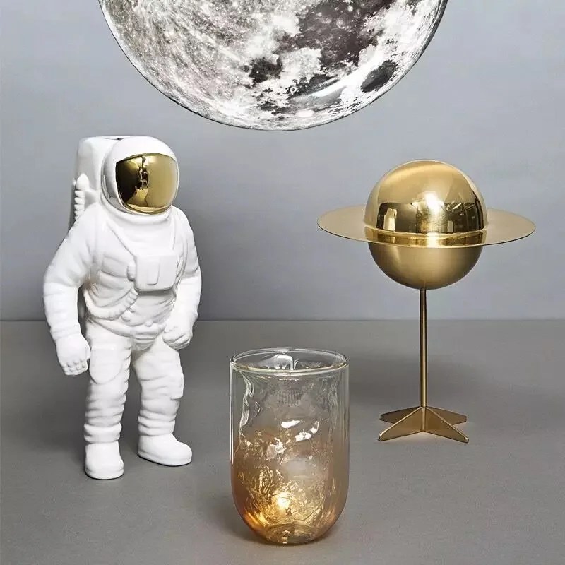 Creative Ceramic flower vase Astronaut Sculpture Robot Rocket Space Man Statue Cosmonaut Home Decoration for Craft Table Decor Creative Ceramic flower vase Astronaut Sculpture Robot Rocket Space Man Statue Cosmonaut Home Decoration for Craft Table Decor