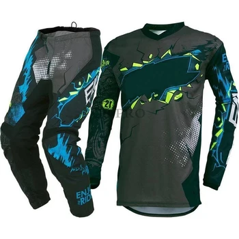 

RAPIDLY FOX PRIX 180 Motorcycle Riding Protective Gear Sets MX XC Pants Qiuck-dry MTB Jersey Gloves Cycling Suits Moto Combos