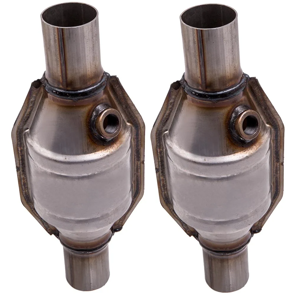 

maxpeedingrods Stainless Catalytic Converter For Weld-On 2" Inlet/Oversal High Flow Performance