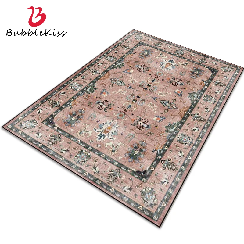 

Bubble Kiss Retro Carpets For Bedroom Ethnic Style Living Room Area Rugs Custom Large Size Mat Home Decorate Anti Slip Floor Rug