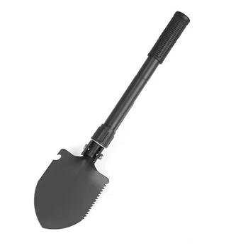 

New Multi-function Military Portable Folding Camping Shovel With Storage Bag Survival Spade Trowel Dibble Pick Emergency Tools