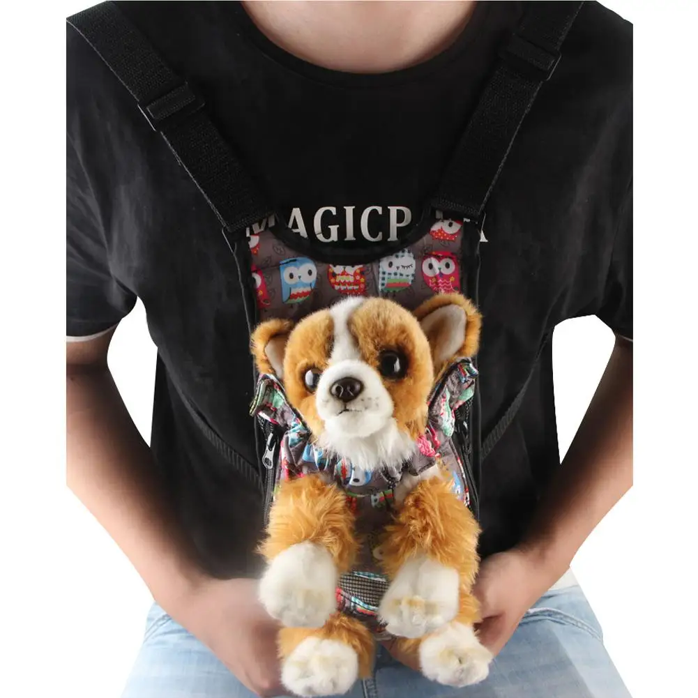 Нет практичных домашних животных Пакет собаки кошки передние комоды сумка с двойным плечом открытый рюкзак