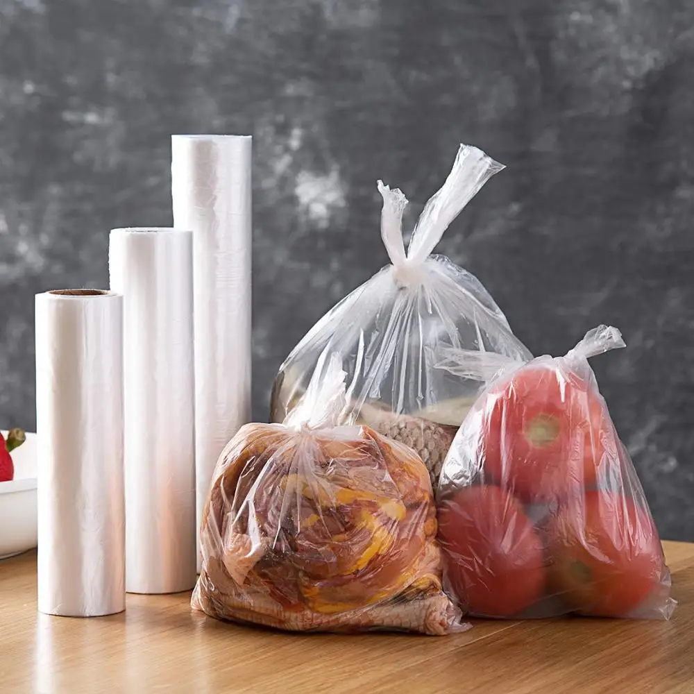 Пакеты для хранения продуктов упаковочная пленка 1 рулон = 100 шт. | Дом и сад