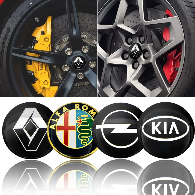 

4pcs 56mm 3D Car Emblem Tire Wheel Center Hub Cap Sticker for Audis BWMs M VWs Volkswagens Benzs Fords Toyotas Hondas Peugeots
