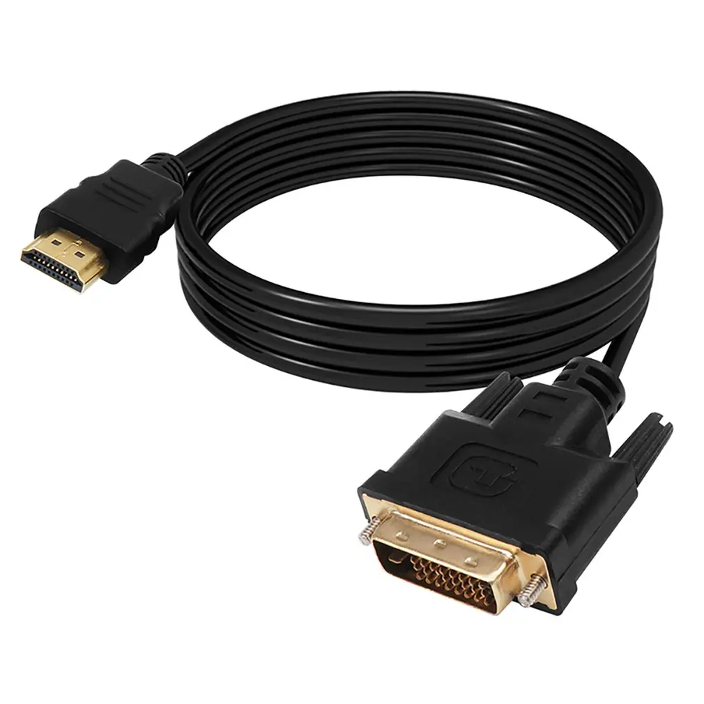 Прочный 1080p DVI-D 24+ 1 контактный разъем для VGA 15Pin женский активный кабель адаптер конвертер