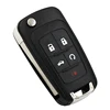 Складной умный дистанционный ключ с 5 кнопками, 315 МГц, чип ID46, лезвие без резки для Chevrolet Equinox Cruze Camaro Impala Malibu Sonic Volt Spark ► Фото 3/6
