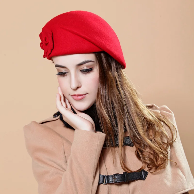 Fashion Hat Patchwork Wool Felt Jazz Fedora Hat Women Unisex Wide Brim Panama Party Trilby Cowboy Cap Men Gentleman Wedding Hat
