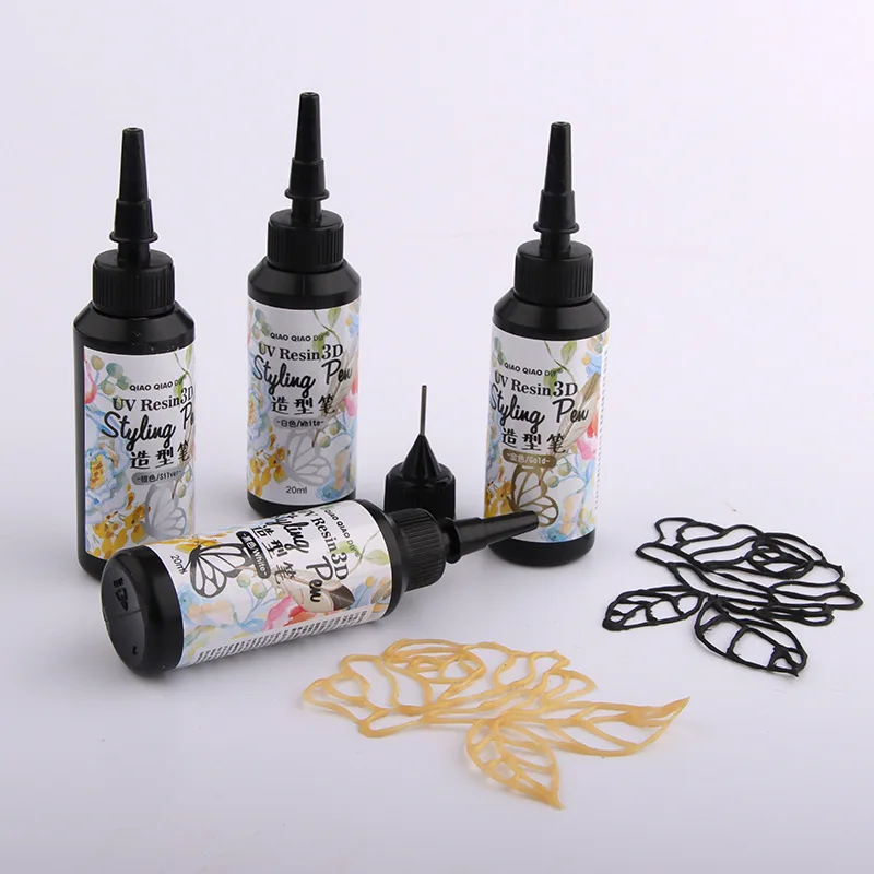 20ml Uv Resin 3d Styling Pen Diy Epoxy Resin Mold Draw The Edge