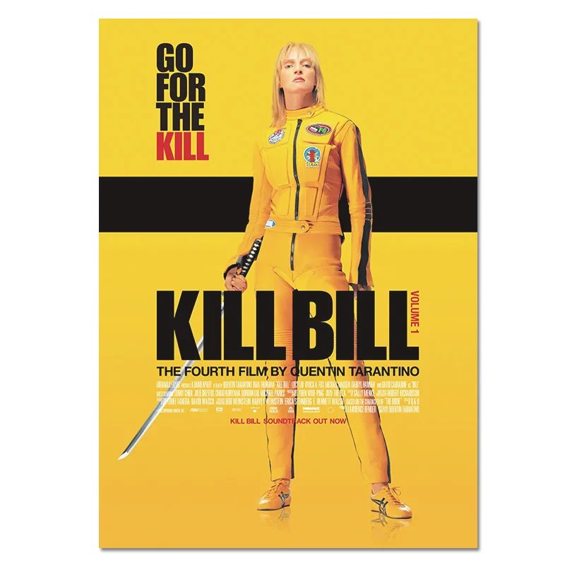 Фильм Шелковый плакат Kill Bill The Brief ткань Настенные рисунки винтажная пленка декоративные картины Квентин Тарантино плакаты - Цвет: 269