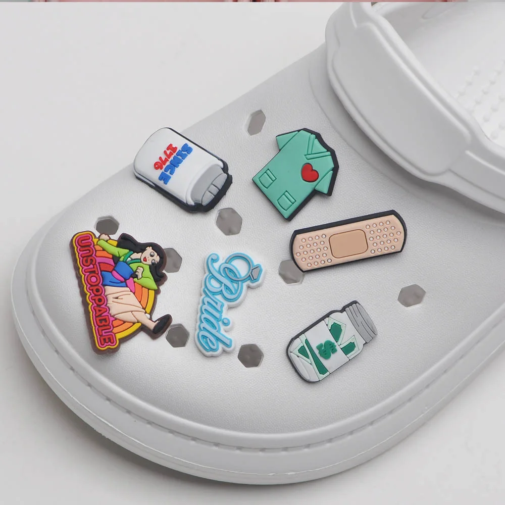 2020 new custom shoe jibbitz clog charm for croc shoe