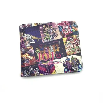 

Anime JoJo's Bizarre Adventure Men's Short Wallet Coin Purse Cartoon Neutral Wallet ID/Credit Card Holder
