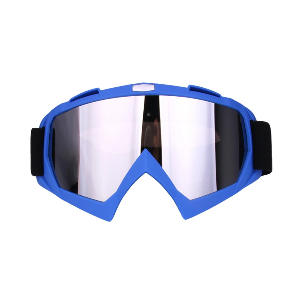 Очки для катания на лыжах и Для мужчин Для женщин очки для катания на сноуборде UV400 защиты Лыжный Спорт очки с защитой от ветра снега Лыжный Спорт очки для взрослых Анти-туман Лыжная маска - Цвет: Blue-Silver