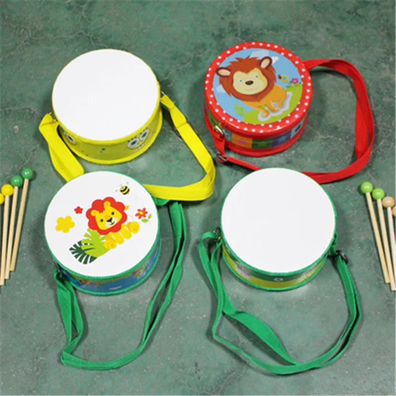 Most effective  Montessori Educational Wooden toy 3D Puzzle Wooden Waist Drum Sensory Mathematics Jigsaw Brain Trai