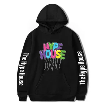 

New 2020 The Hype House print Hoodies Charli D'Amelio hooded Sweatshirt Men/Women Internet Celebrity Addison Rae Unisex Clothes