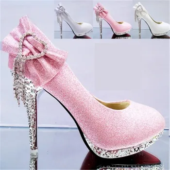 

34-41 New Sexy Women Party Dress Shoes Ladies High Heels Women Pumps Thin Heel Woman Wedding Shoes Rhinestone High Heels Shoes