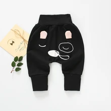 Повседневные осенние штаны-шаровары, брюки для маленьких мальчиков и девочек, детская одежда, длинные штаны принцессы с рисунком, WT760