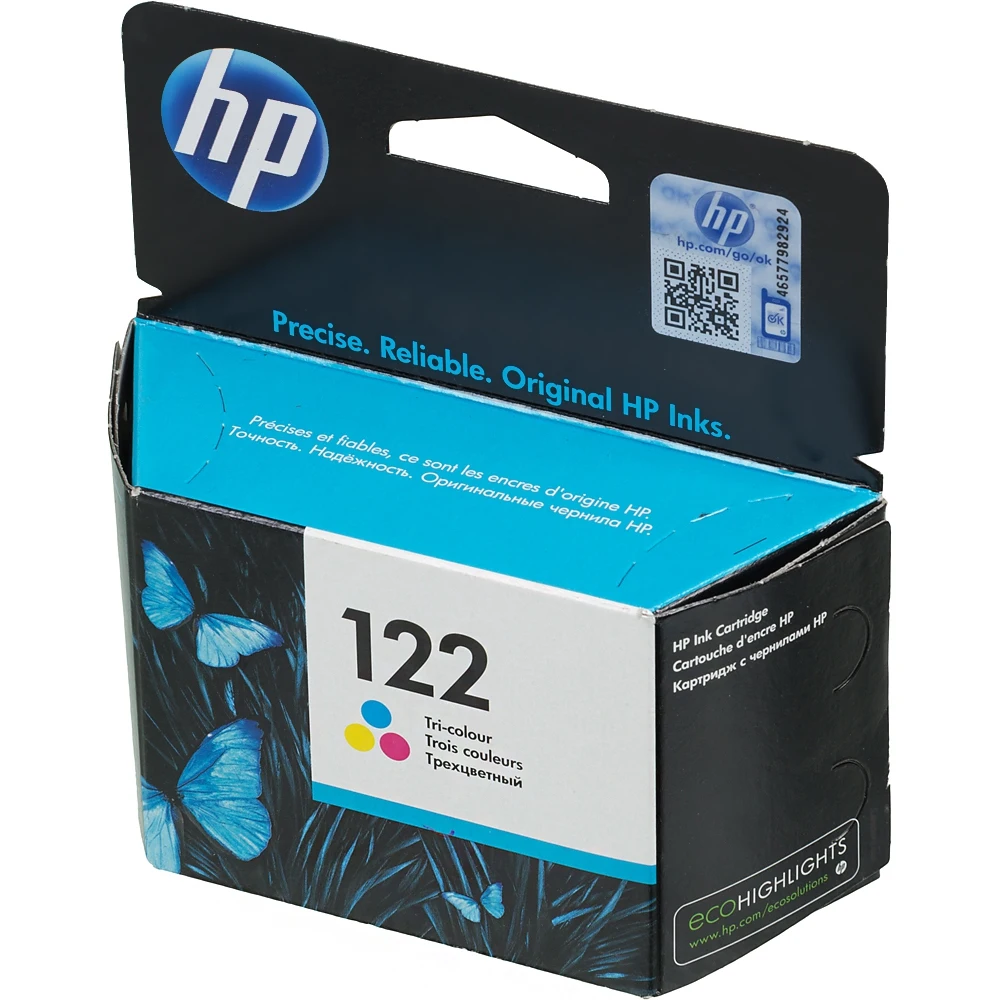 Картридж струйный HP 122 CH562HE многоцветный(100стр.) для HP DJ 1050A/2050A/3000