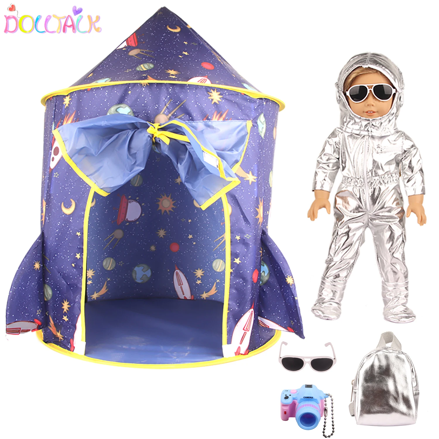43cm New Born Bebe Doll Bag Pure Sliver Bright Knapsack Backpack For 18 Inch Amerixan And DIY Russia SD Dolls Kids' Gift