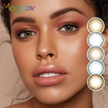 

MAGISTER Mysterious Universe Series Colored Contacts 2pcs/Pair Yearly Disposable Contact Lenses For Cosmetic With Free Lens Case