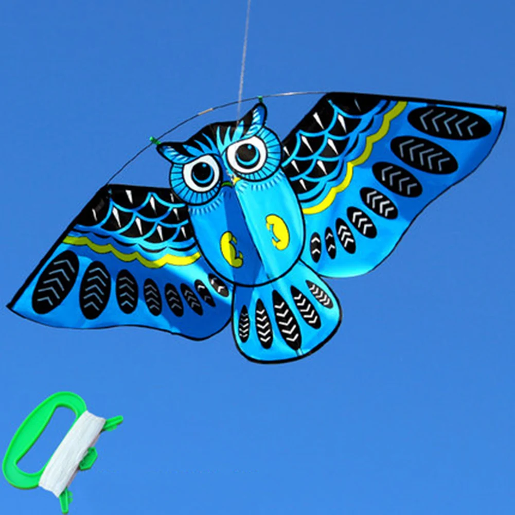 3D Owl Kite Kids Toys Funny Outdoor Sports Classic Activity Game With Tail Toys For Children Early Learning Educational 4