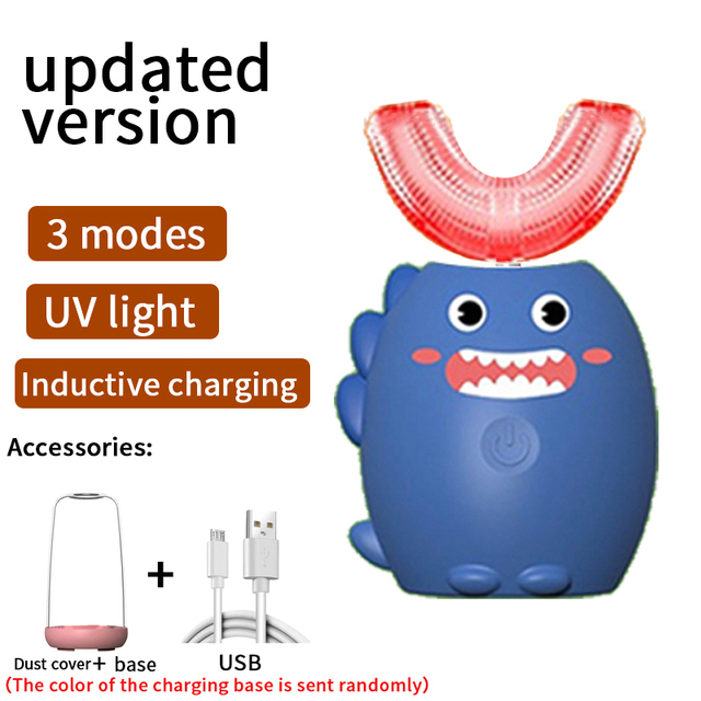 Kids Electric Toothbrush Children's Xaomi Teeth Tooth Brush Silicone Soft Brush Cartoon Pattern Toothbrush Child Gift