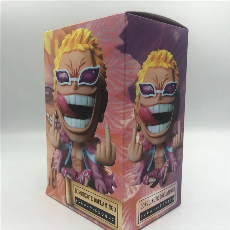 Фигурки героев OP Q Doflamingo Luffy Fighter симпатичные цельнокроеные презерватые сидящие