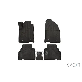 

Mats kvest 3D in the salon Lexus NX, 2014-, 5 PCs. (Polystar, black, gray) kvest art. Kvestlex00003k1