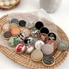 2pcs／lot Metal Cloth Button Cardigan Jacket Decoration Material DIY Clothing Accessories YS201015-2 ► Photo 1/6