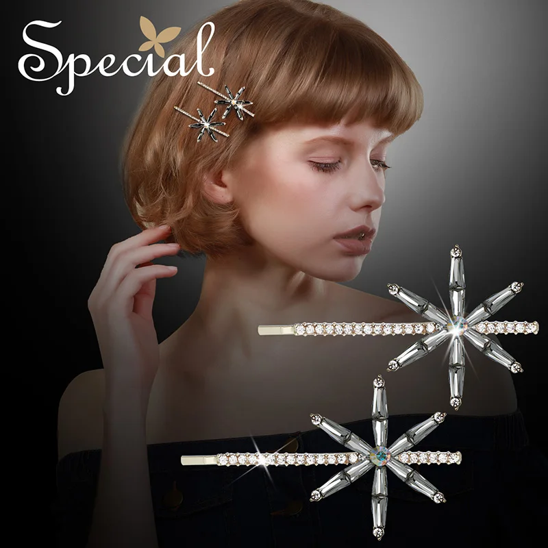 

Special European and American style antiskid hand hair ornament headdress hair clip clip clip clip ice and snow lover S2133H
