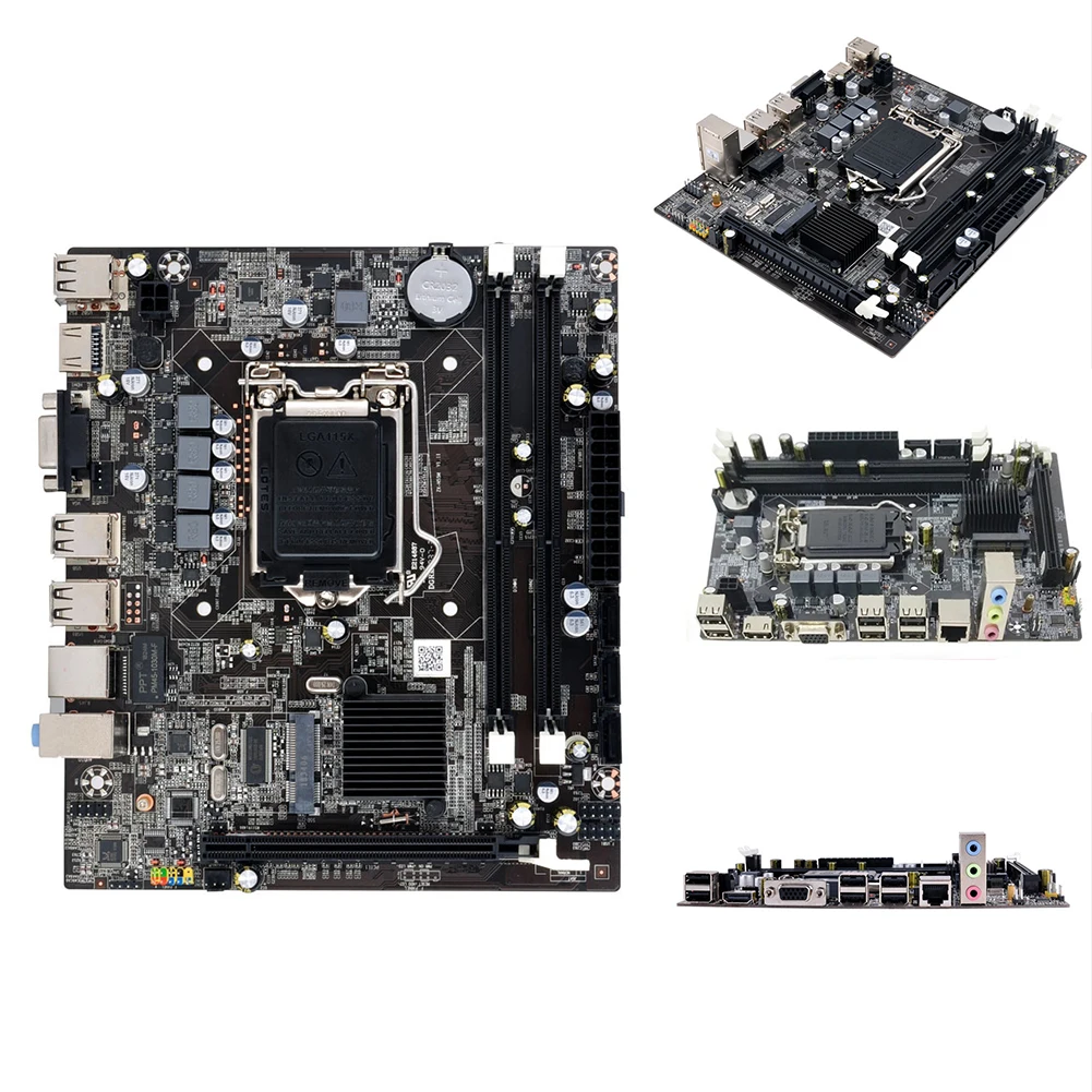 

H55 Stable Repair Practical CPU Interface Replacement Double USB Systemboard Motherboard LGA1156 Dual Channel Desktop Computer