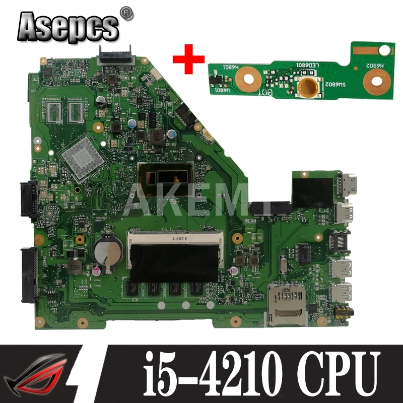 Asepcs X550LA с i5-4210CPU REV2.0 Материнская плата For Asus X550LD материнская для ноутбука DDR3