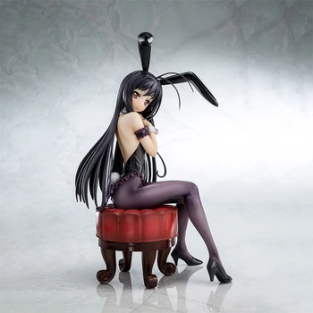 

NEW Accel World Kuroyukihime Bunny Ver. PVC Action Figure Sexy Anime Girl Figure Model Toys Anime Figure Collection Doll Gift