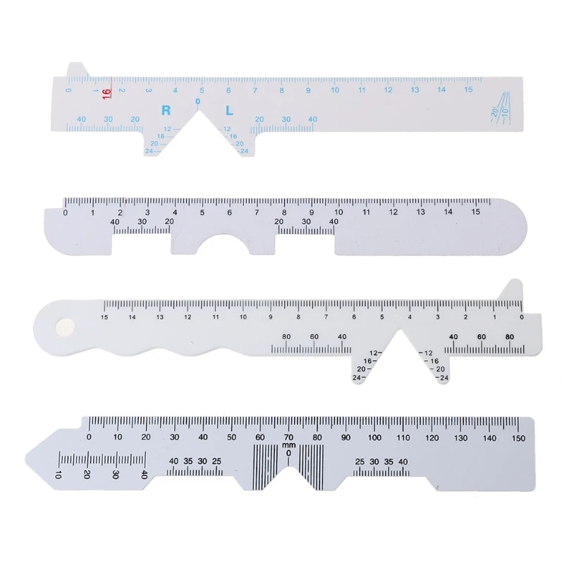 4 Types White Straight Edge PD Ruler Pupillary Distance Rulers 649C|Eyewear  Accessories| - AliExpress