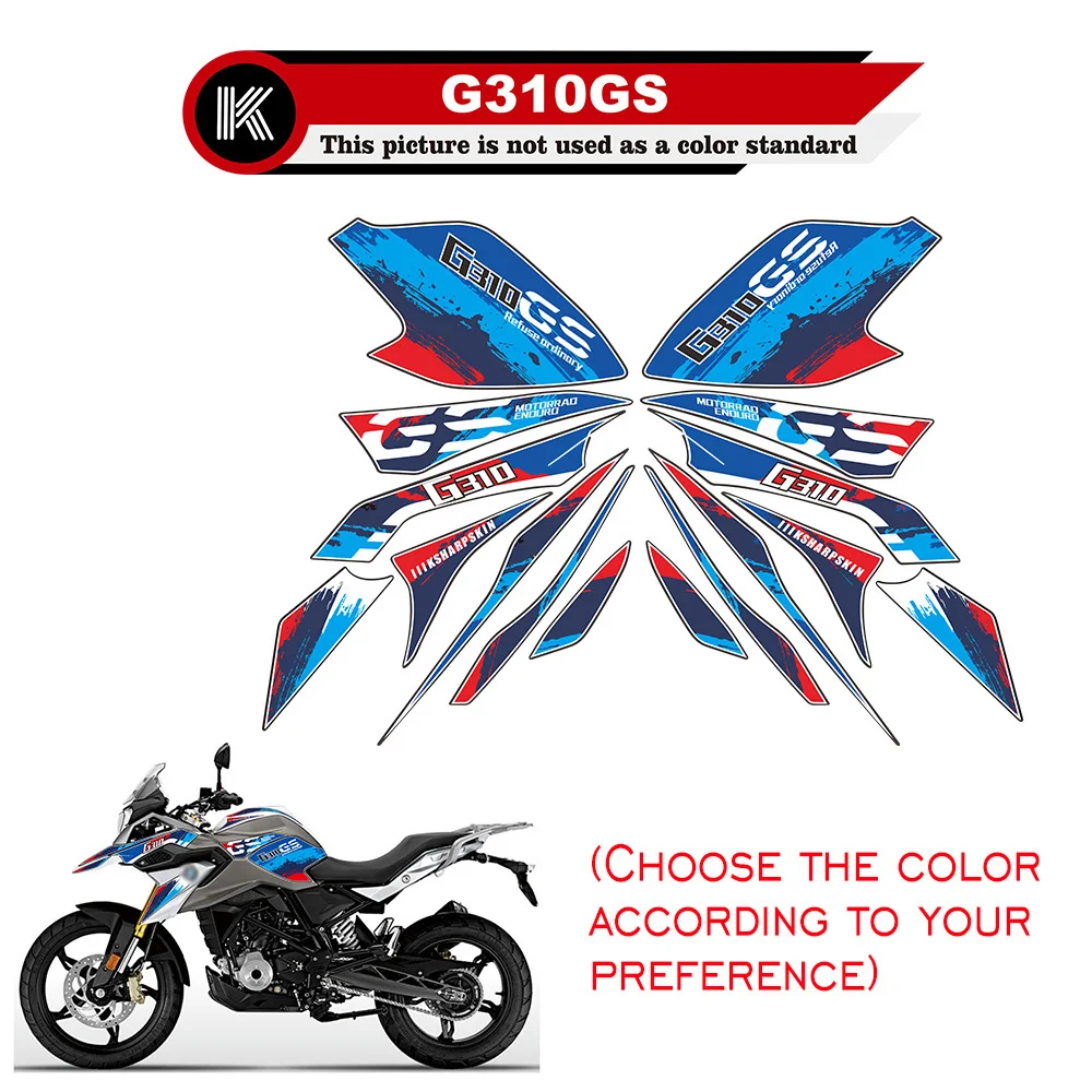 KSHARPSKIN Motorcycle sticker protection moto fairing reflective decals ...