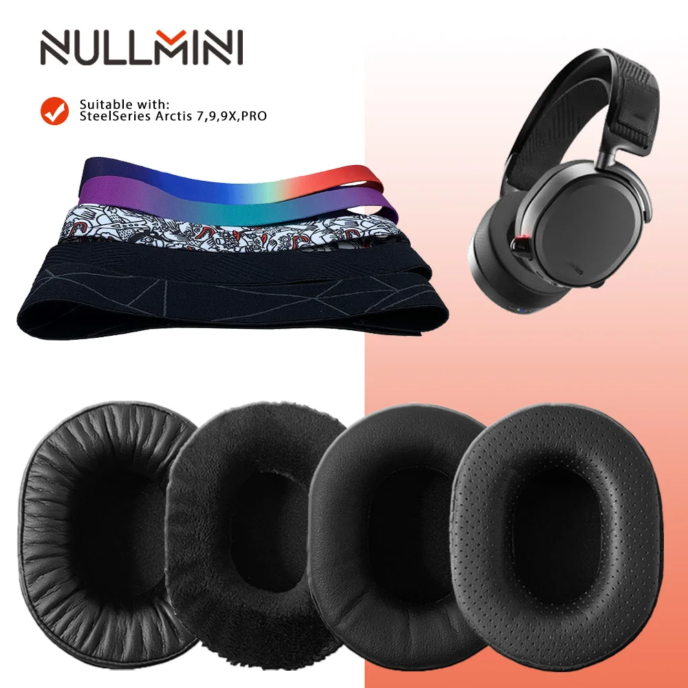 Сменные амбушюры NullMini для SteelSeries Arctis 7 9 9X профессиональные наушники из пены с