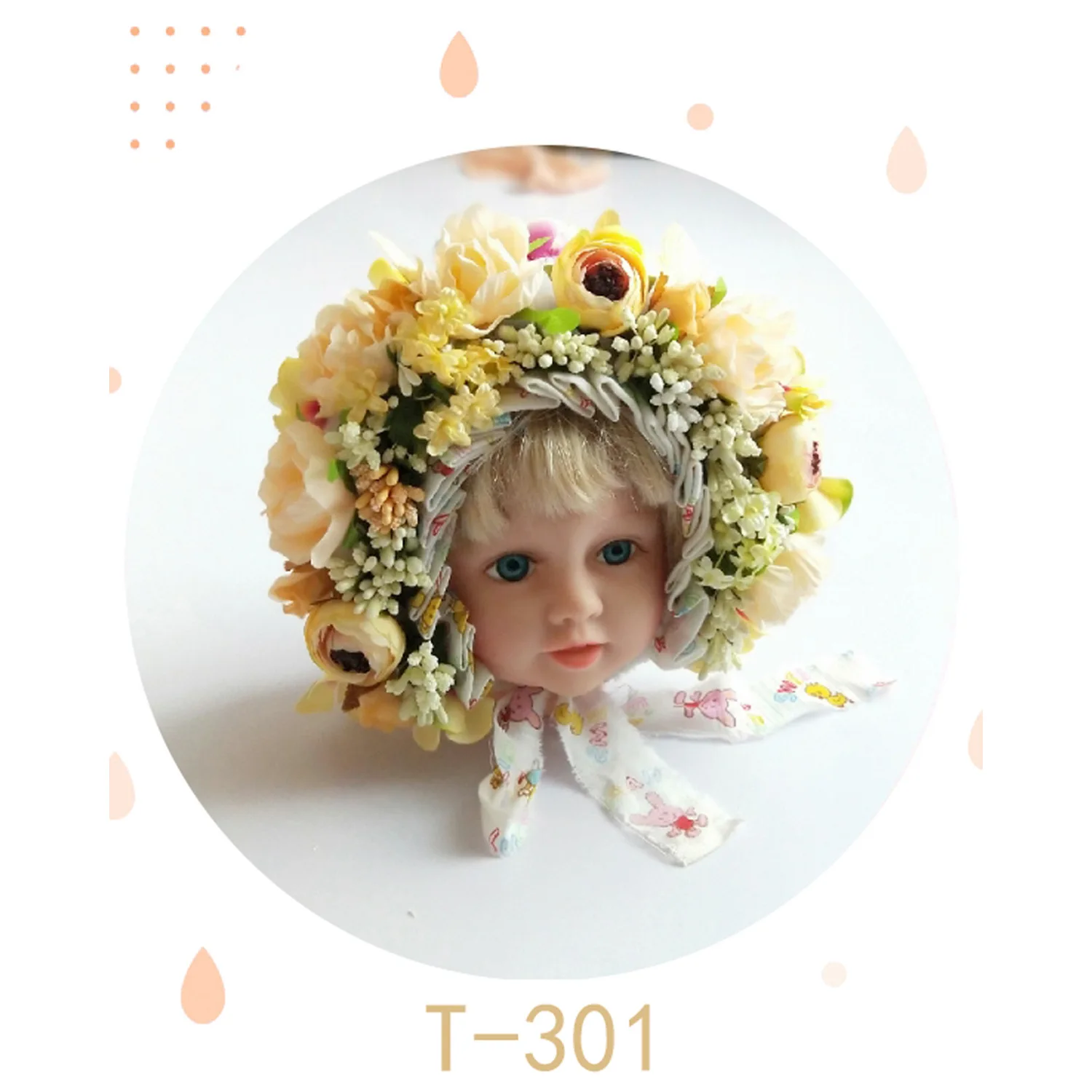 Children's Crown Headband Hair Accessories Baby Newborn Photo Shoot Head Flower Baby Girls Bridal Floral Flower Wreath Hairband newborn photoshoot with parents Baby Souvenirs