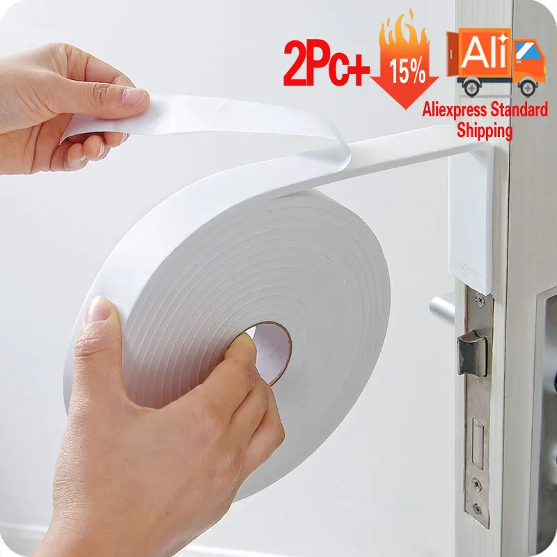 

Soft 5M Self-adhesive window sealing strip car door noise insulation Rubber dusting sealing tape Window Accessories