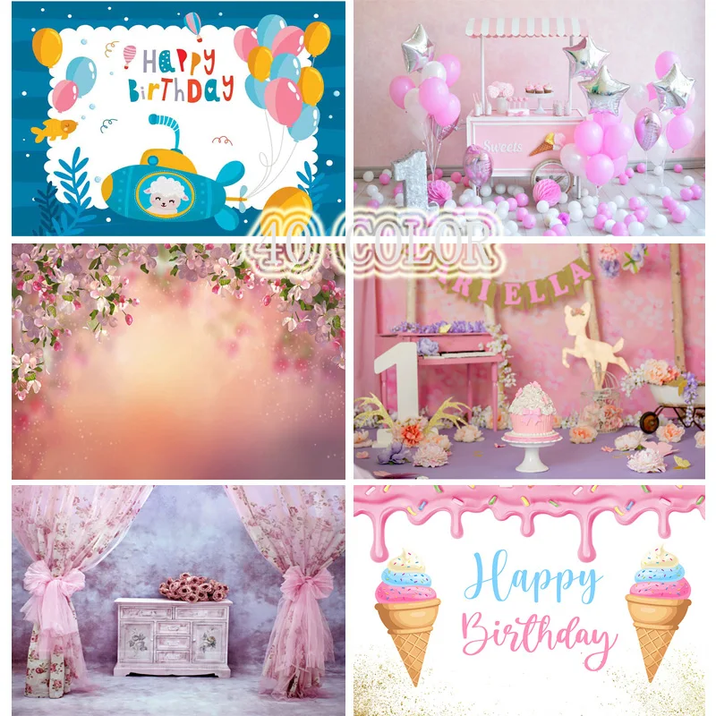 

ZHISUXI SHUOZHIKE Children Birthday Photography Backdrops 1st Baby Shower Newborn Party Photo Studio Background 21519-s3