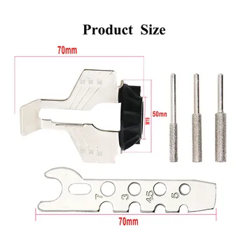 

Chainsaw Sharpening Attachment Rotary Tool Accessory Kit Guide Drill Adapter Head Ruler