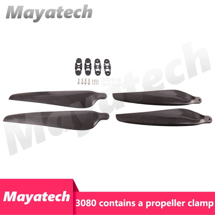 3080 propeller suit CZ 2170 2275 2892 3080 углеродное волокно складной пропеллер с металлический пропеллер Seat Cw Ccw складной пропеллер Adpter - Цвет: 3080 propeller suit