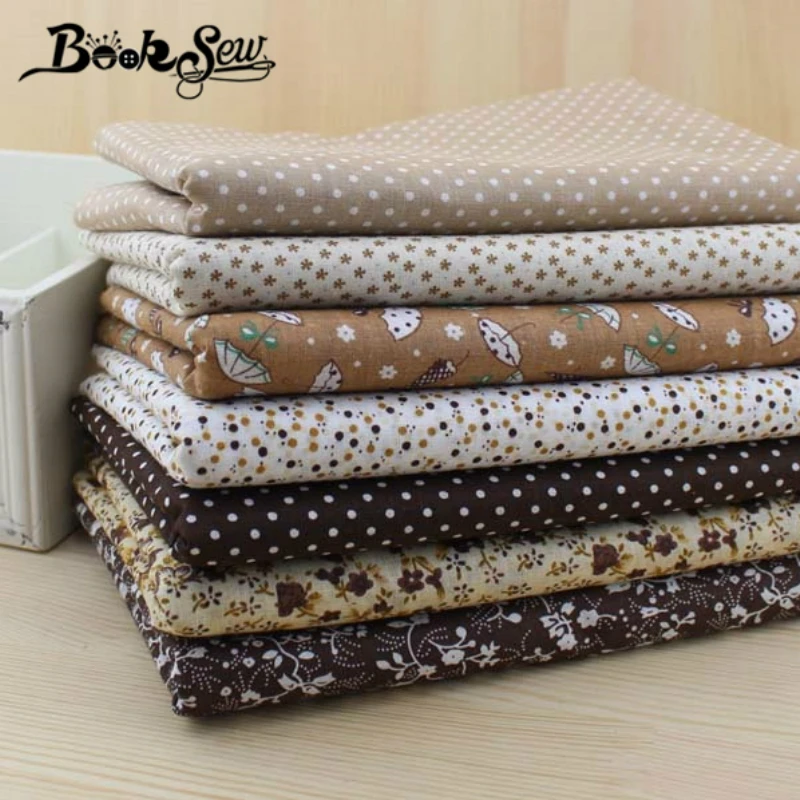 Booksew Cotton Fabric 50PC/Lot20cm 7PC/Lot50cm Patchwork Bundle For Sewing DIY cotton craft fabric cotton fabric craft fabric fabric material