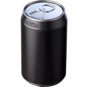 

Intelligent Induction Trash Can Large Stainless Steel Trash Storage Creative Cola Can Shape Double Barrel Inside And Outside Bin
